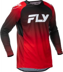 dres EVOLUTION, FLY RACING - USA 2026 (červená/čierna/biela)