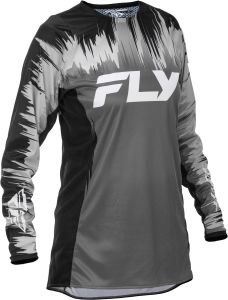 dres LITE, FLY RACING - USA 2026 dámske (čierna/sivá/biela)