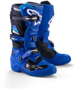topánky TECH 7 S YAMAHA kolekcia, ALPINESTARS, detské (modrá/biela/čierna) 2026