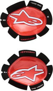 slidery GP TECH, ALPINESTARS (červené/biele) 2026