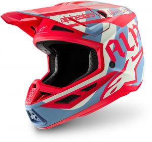 prilba SUPERTECH S-M7 limitovaná edícia BEAST COAST ALPINESTARS(šedá/čierna/oran