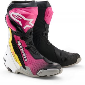 topánky SUPERTECH R, ALPINESTARS (čierna/biela/rúžová/žltá) 2026