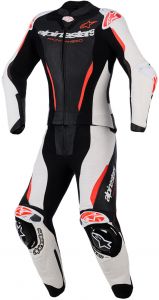 dvojdielna kombinéza STELLA GP-R7 ALPINESTARS, dámska(čierna/biela/červená fluo)