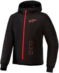 bunda RADIUM TECH HOODIE, ALPINESTARS (čierna/červená) 2026