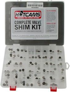 HOT CAMS sada podložiek pod ventily 9,48 mm - od 1,20 do 3,50mm, HCSHIM02