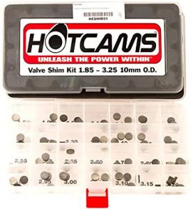 HOT CAMS sada podložiek pod ventily 10mm - od 1,80 do 3,20mm, HCSHIM31=HCSHIM23