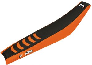 BLACKBIRD poťah sedadla DOUBLE GRIP 3, KTM SX/SXF, EXC, čierno-oranžová farba