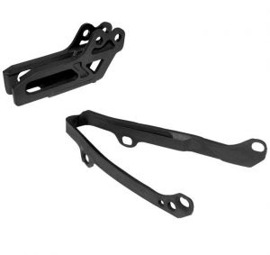 UFO vodítko reťaze zadné + predné KTM SX/SXF 97-06, EXC/EXCF 97-07, čierna farba