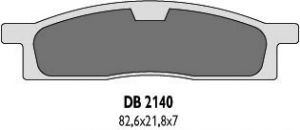 DELTA BRAKING DB2140OR-D brzdové platničky Yamaha TT 89 XT Z 86-87 Z, Tenere 88-