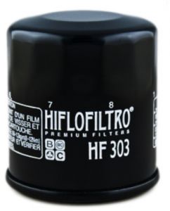 Olejový filter HF303, HIFLOFILTRO (50) HONDA/KAWASAKI/YAMAHA/POLARIS