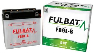 batéria 12V, FB9 l-B, 9Ah, 130A, konvenčné 135x75x139 FULBAT 550599