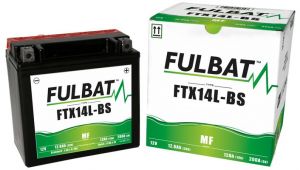 batéria 12V, FTX14 l-BS, 12,6Ah, 200A, bezúdržbová MF AGM  FULBAT 550605