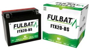 batéria 12V, FTX20-BS, 18Ah, 270A, bezúdržbová MF AGM 175x87x155 FULBAT 550611