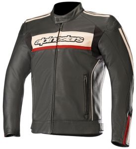 bunda DYNO V2, ALPINESTARS (čierna/krémová/červená)