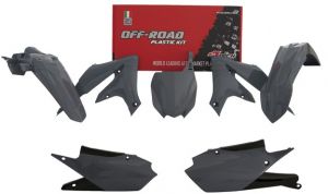 sada plastov, RTECH (limitovaná edícia QUANTUM GREY, šedá, 5 dielov) YAMAHA YZ