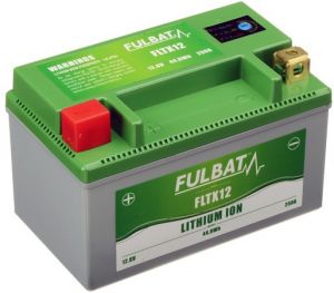 litiová batéria LiFePO4 FULBAT 560509, 12V, 3,5Ah, 250A, hmotnosť 0,65 kg