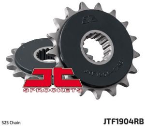 reťazové koliesko s tlmiacou gumovou vrstvou JTF1904.17RB, JT (17 zubov) KTM