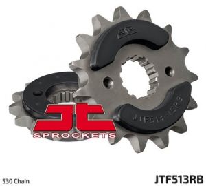 reťazové koliesko s tlmiacou gumovou vrstvou JTF513.17RB, JT (17 zubov) CAGIVA