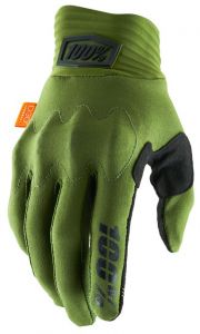 rukavice COGNITO, 100% (army zelená/čierna)