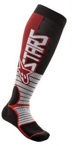 ponožky MX PRO SOCKS 2020, ALPINESTARS (červená/čierna)