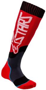 ponožky MX PLUS-2 2020, ALPINESTARS, detské (červené/biele)