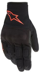 rukavice S MAX DRYSTAR 2020, ALPINESTARS (čierna/červená fluo)