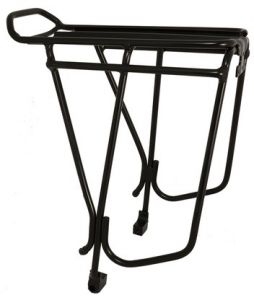 Rúrkový nosič brašní LUGGAGE RACK ALU, OXFORD (čierny)