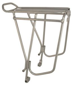 Rúrkový nosič brašní LUGGAGE RACK ALU, OXFORD (strieborný)