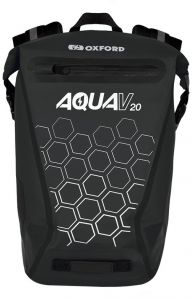 Vodotesný batoh AQUA V20, OXFORD (čierna, objem 20 L) - ruksak