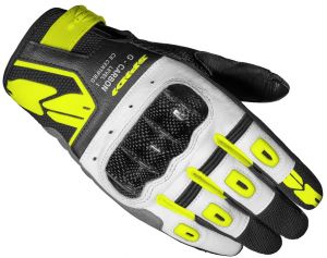 rukavice G-CARBON LADY, SPIDI, dámske (čierne/biele/žlté fluo)