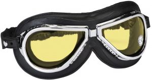 Vintage okuliare 500, CLIMAX (čierne/chrom, sklá žlté)