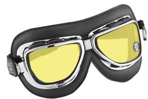 Vintage okuliare 510, CLIMAX (čierne/chrom, sklá žlté)