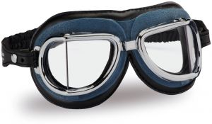 Vintage okuliare 513, CLIMAX (modré/chrom, sklá číre)