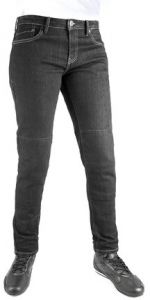 SKRÁTENÉ nohavice Original Approved Jeans Slim fit, OXFORD dámske (čierna)
