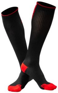 ponožky PUSH - Compressive, UNDERSHIELD (čierna/červená)