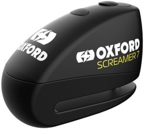 Zámok kotúčovej brzdy s alarmom SCREAMER 7, OXFORD ( alarm,čierny)