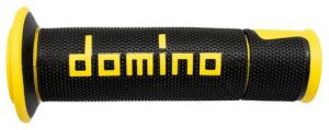 gripy A450 (road) dĺžka 120 mm, DOMINO (čierno-žlté)