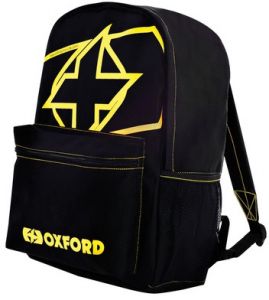 batoh X-Rider, OXFORD (čierny/žltý fluo, objem 15 l) - ruksak
