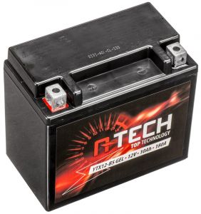 batéria 12V, YTX12-BS gél, 10Ah, 180A, bezúdržbová gél technológia 150x87x130