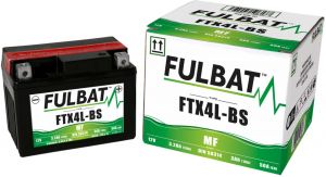 batéria 12V, FTX4L-BS, 3Ah, 50A, bezúdržbová MF AGM 114x71x86,FULBAT 550617