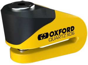 zámok kotúčovej brzdy Quartz XD6, OXFORD (žltý/čierny, priemer 6 mm)