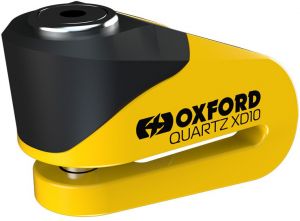 zámok kotúčovej brzdy Quartz XD10, OXFORD (žltý/čierny, priemer 10 mm)