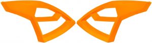 čelné kryty vrchnej ventilácie pre prilby Cross Pro II, CASSIDA (oranžová)