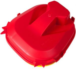 Vrchný kryt vzduchového filtra Honda, RTECH (červeno-žltý)