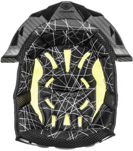 klobúk interiéru pre prilbu TWIST 2.0, AIROH - Taliansko (čierna)