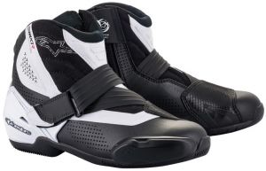 topánky SMX-1 R VENTED V2, ALPINESTARS (čierna/biela, perforovaná obšívka)