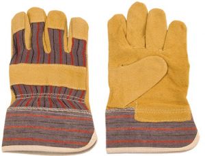 Pracovné rukavice kožené (univerzálna veľkosť)