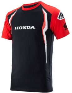 tričko HONDA 2021, ALPINESTARS (červená/čierna)