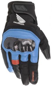 rukavice SMX Z DRYSTAR HONDA 2021, ALPINESTARS svetlo šedá/čierna/modrá/červená