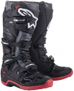 topánky TECH 7 2022, ALPINESTARS (čierna/šedá/červená)